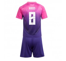 Niemcy Toni Kroos #8 Koszulka Wyjazdowa dzieci ME 2024 Krótki Rękaw (+ krótkie spodenki)